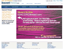 Tablet Screenshot of isacordthread.com